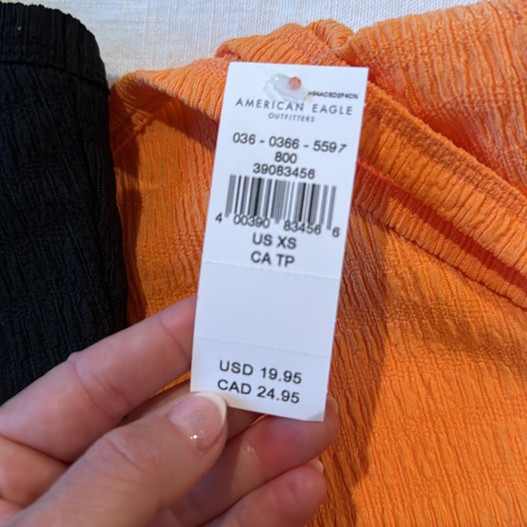 Pack of 3 XS one shoulder crop tops - Picture 5 of 6